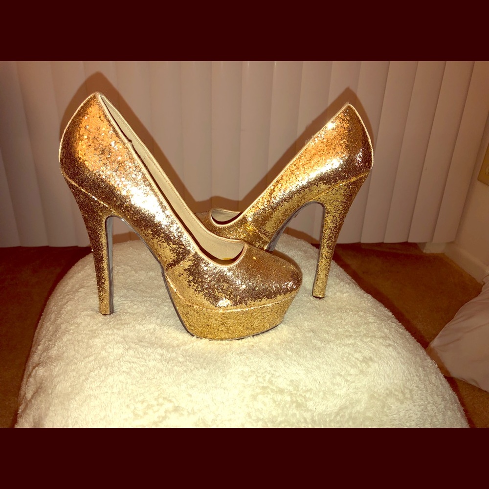 Gold Stilettos